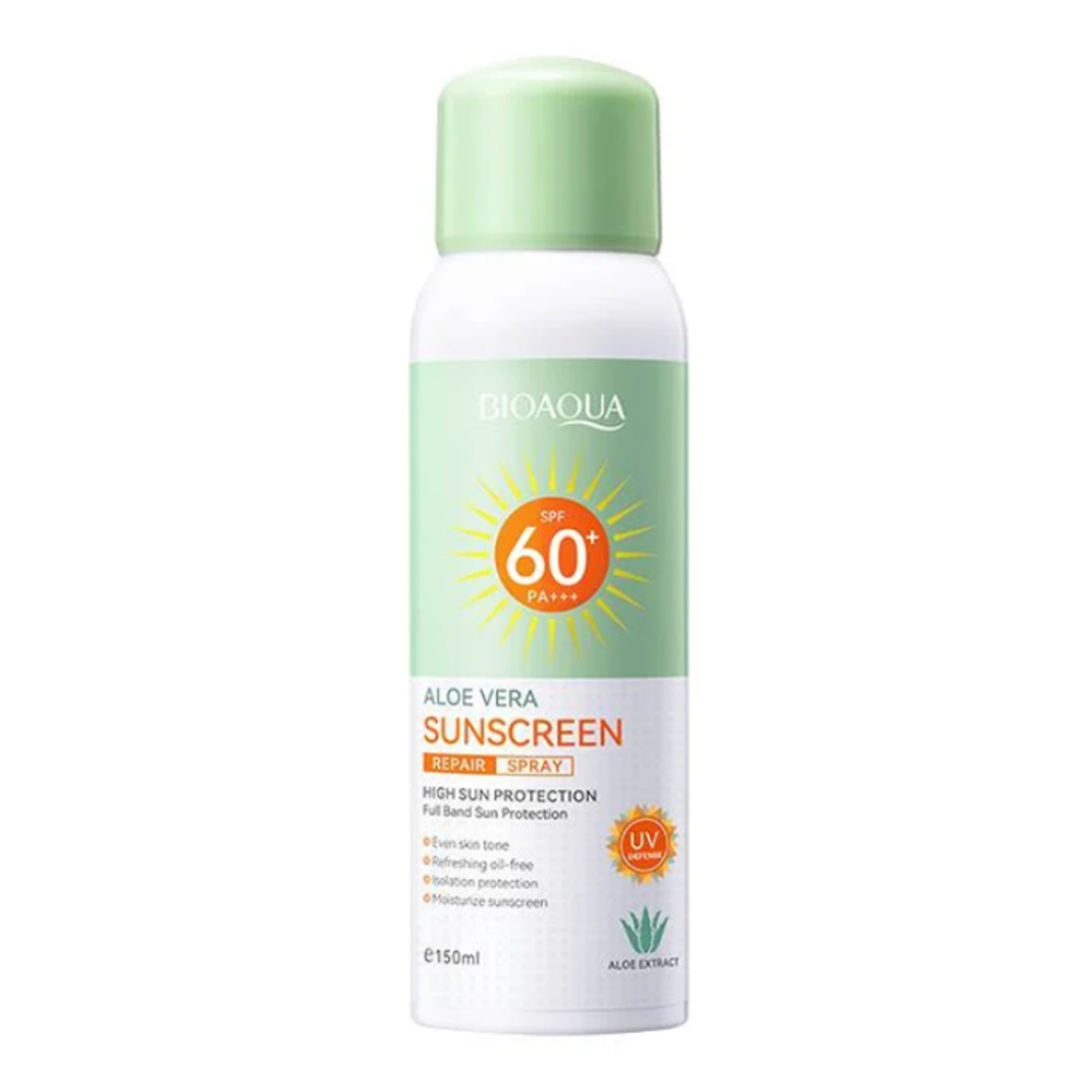 Bioaqua Aloe Vera Sunscreen Repair Spray SPF60+ Pa+++ - 150ml