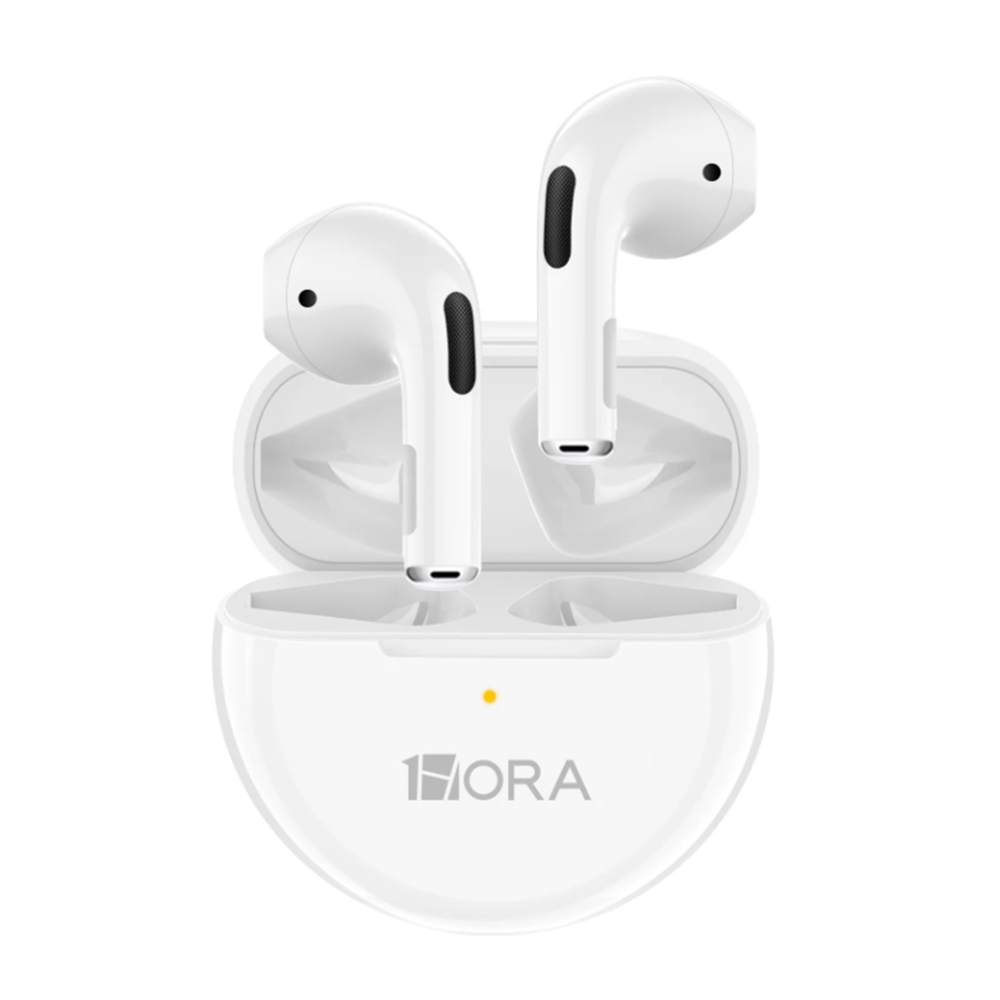 1Hora AUT119B True Wireless Circular Earphones - White