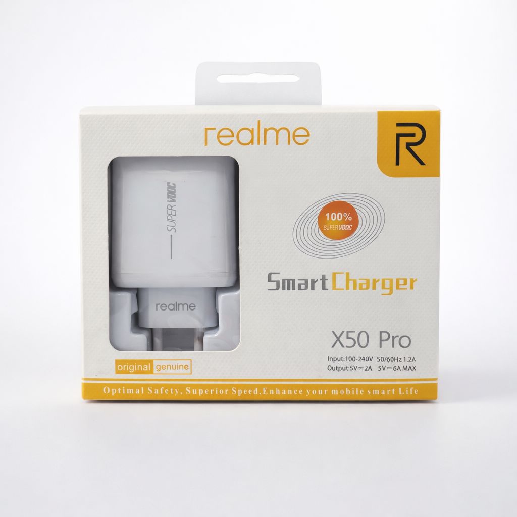Realme 65W SuperDART Flash Power Adapter - White