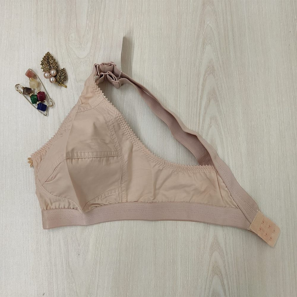 Cotton Indian Guddi Bra for Women Off White B04