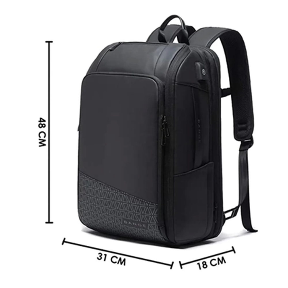 Black anti theft cheap backpack