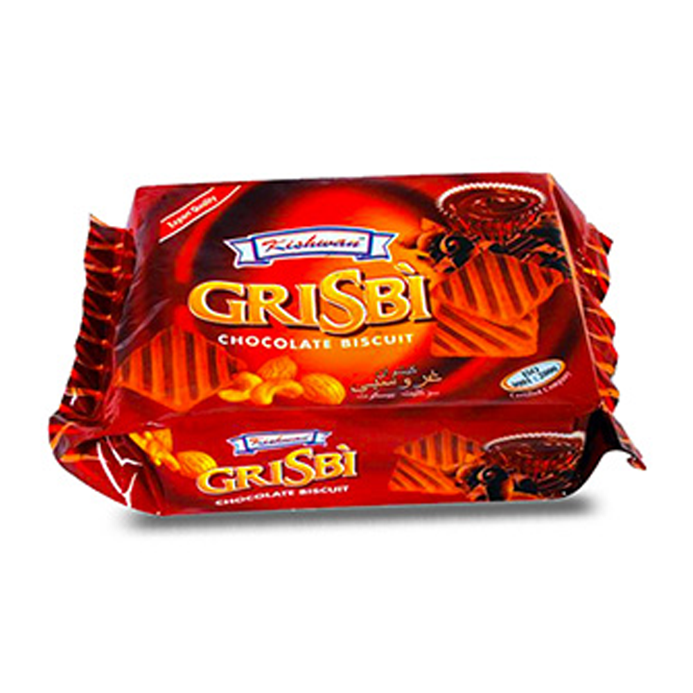 Kishwan Grisbi Chocolate Biscuits - 250gm