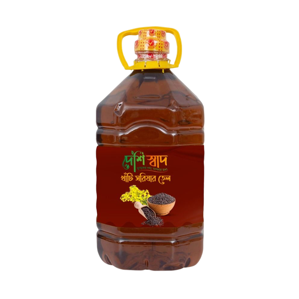Pure Ghani Vanga Mustard Oil - 5 Litre
