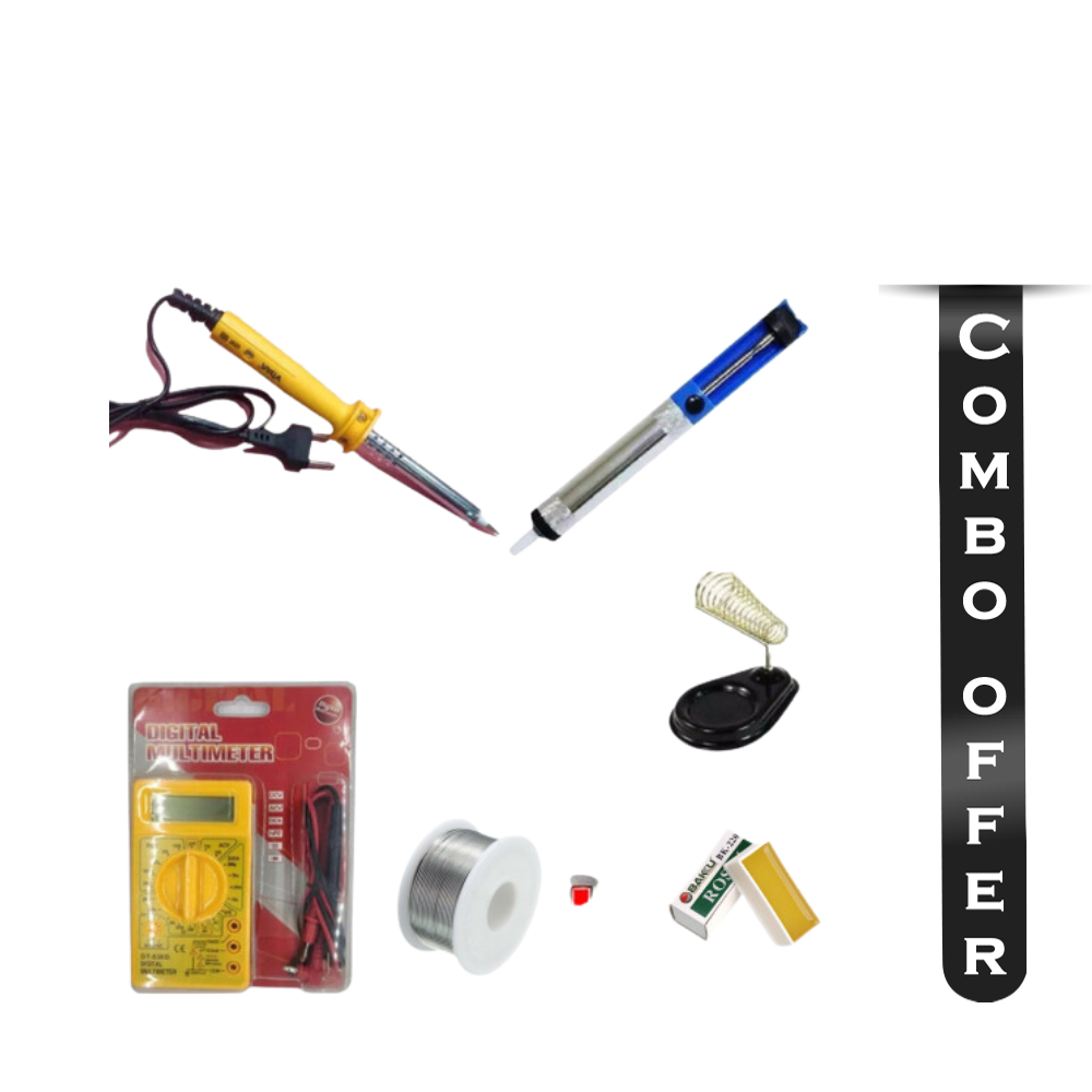 Combo Of Soldering Tools Kit - 60 Watt