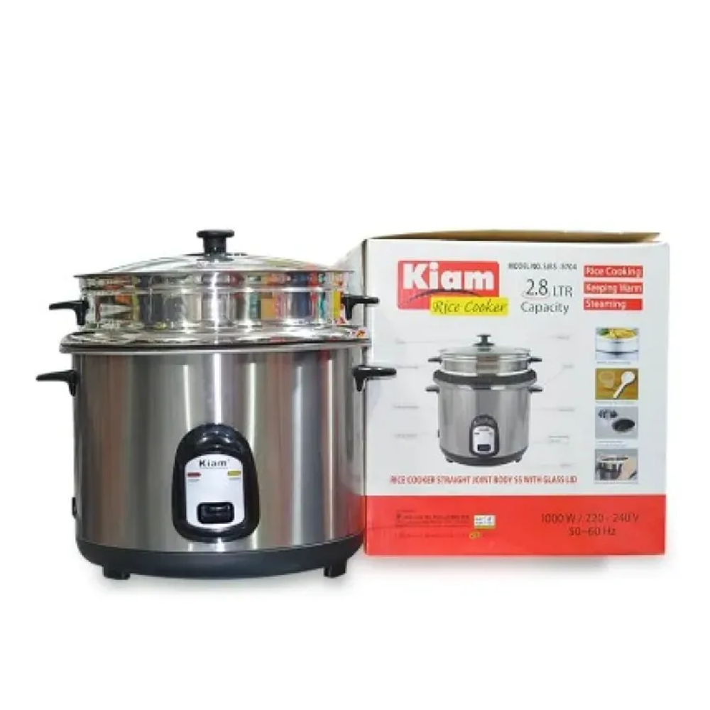 Kiam 8704 Rice Cooker - 2.8 Liter