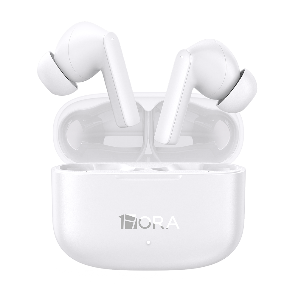 1Hora HT47 True Wireless Earphones - White - AUT206B