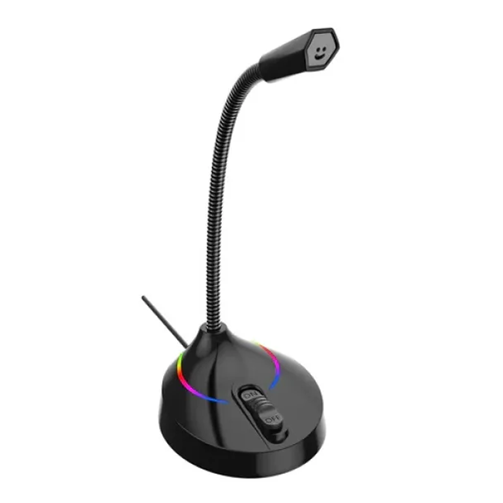 Havit Gamenote GK55 RGB USB Gaming Microphone With LED Light - Black