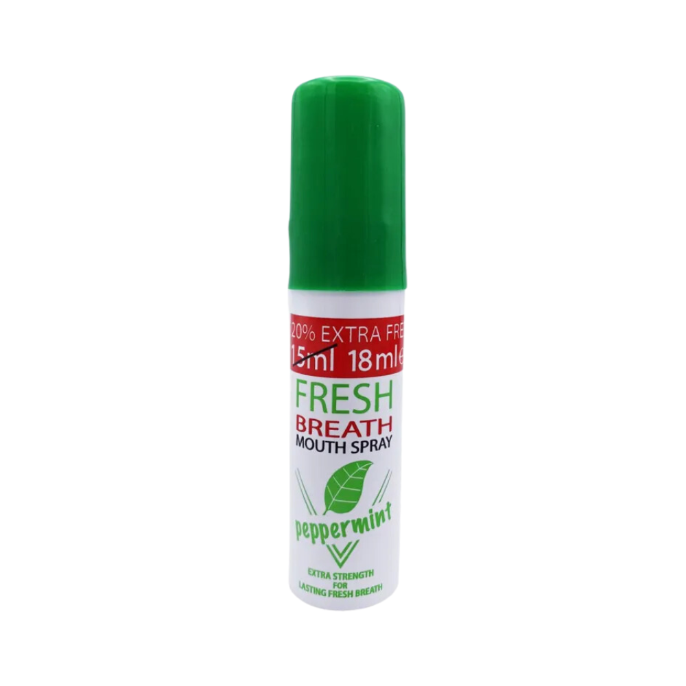 Fresh Breath Peppermint Mouth Spray - 18 ml