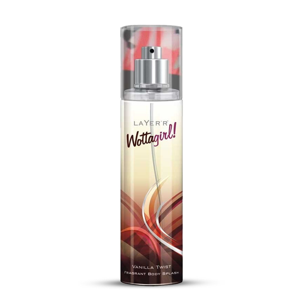 Layer'r Wottagirl Vanilla Twist Body Splash Perfume - 135ml