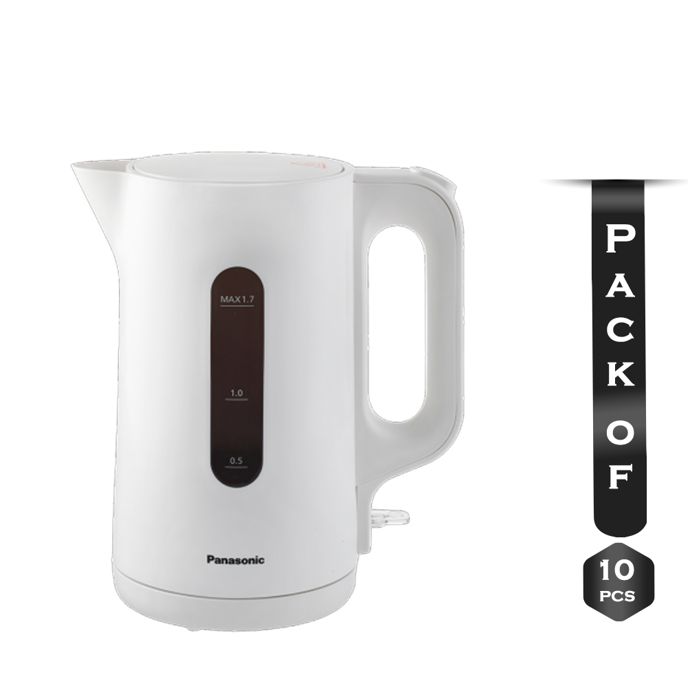 Pack of 10pcs Panasonic NCK101 Electric Kettle 1.7 Liter White