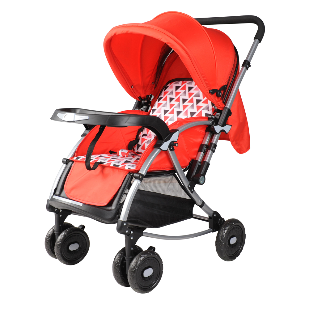 Bao Bao Hao Stroller for Baby with Comfortable Rocking Prams - Red