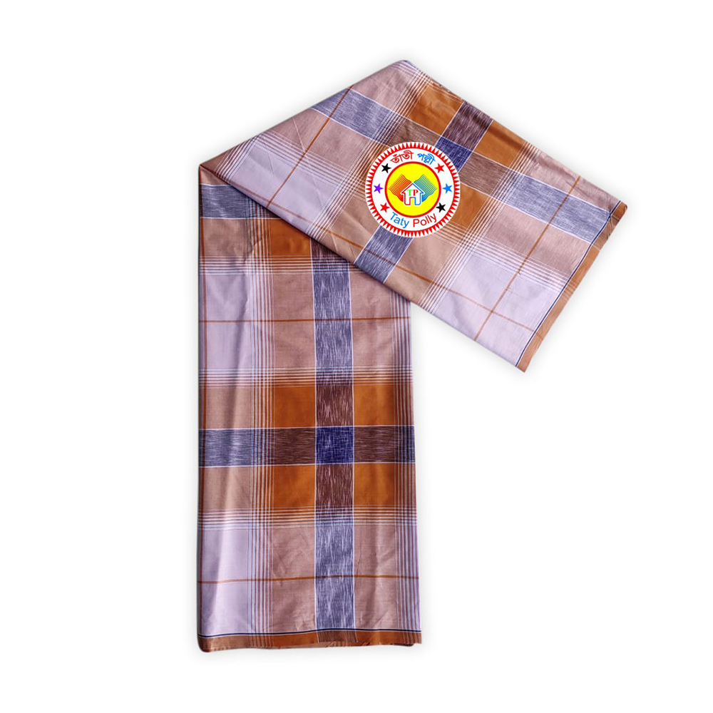 Stitched Cotton Lungi For Men - Multicolor - T.P-01