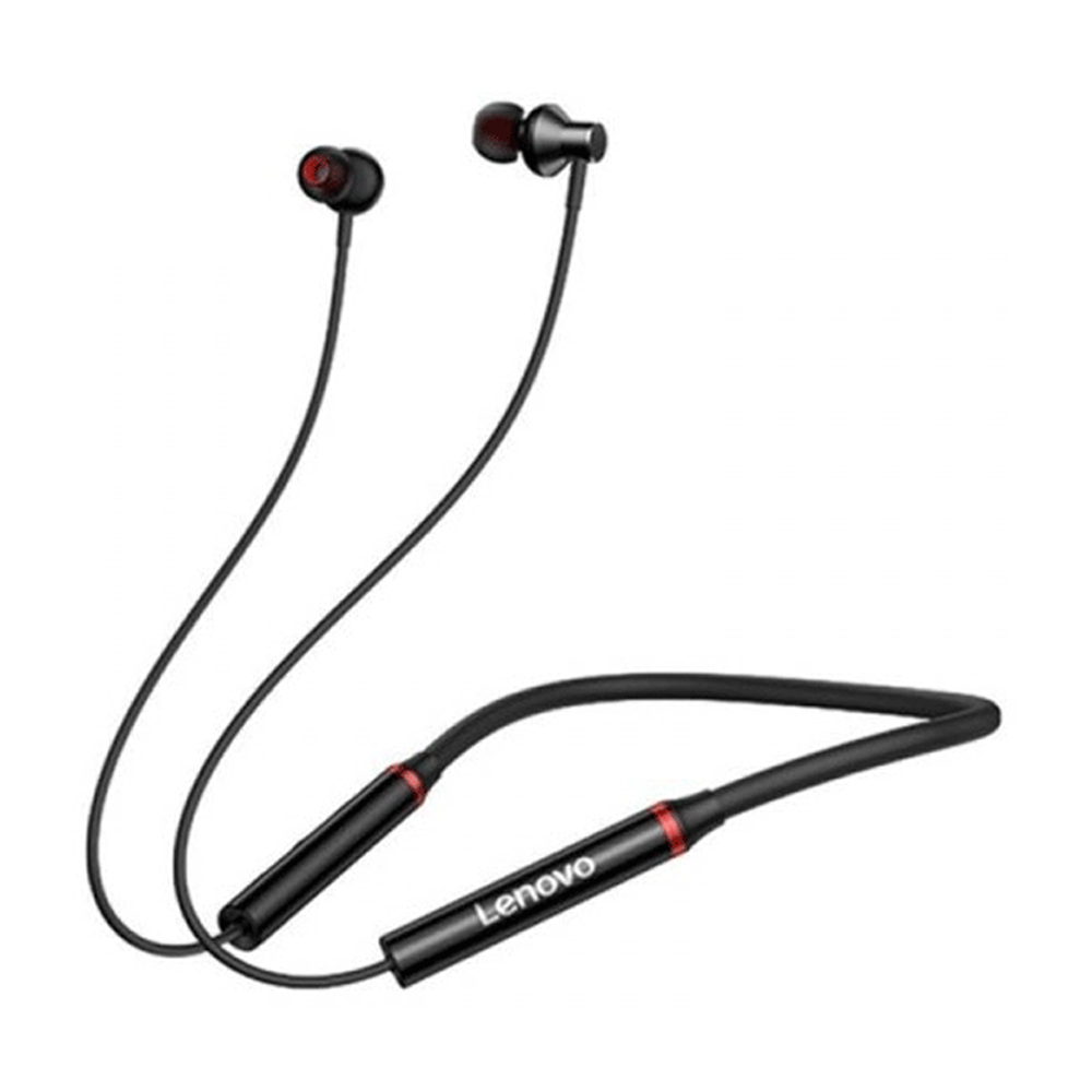 Lenovo HE05X Magnetic Neckband Bluetooth Earphone - Black