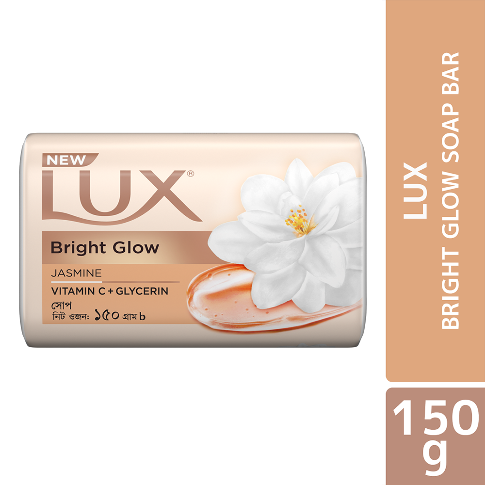 Lux Soap Bar Bright Glow - 150gm