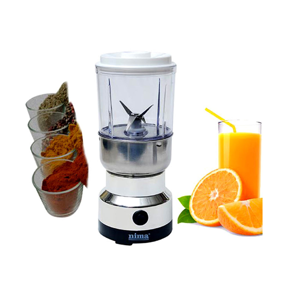 Nima 2 In 1 Electric Grinder and Blander - 150W - Silver