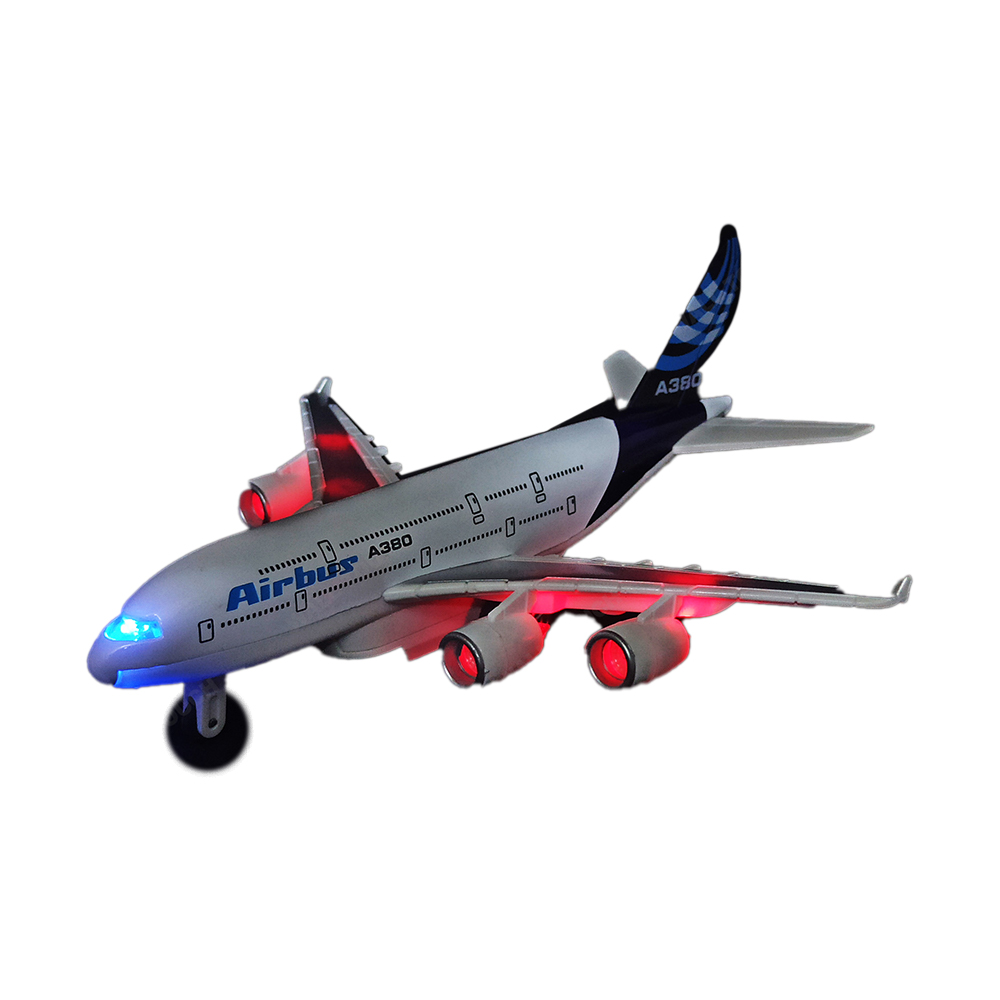 Metal Diecast Airbus Airplane With Light and Music - 157474938