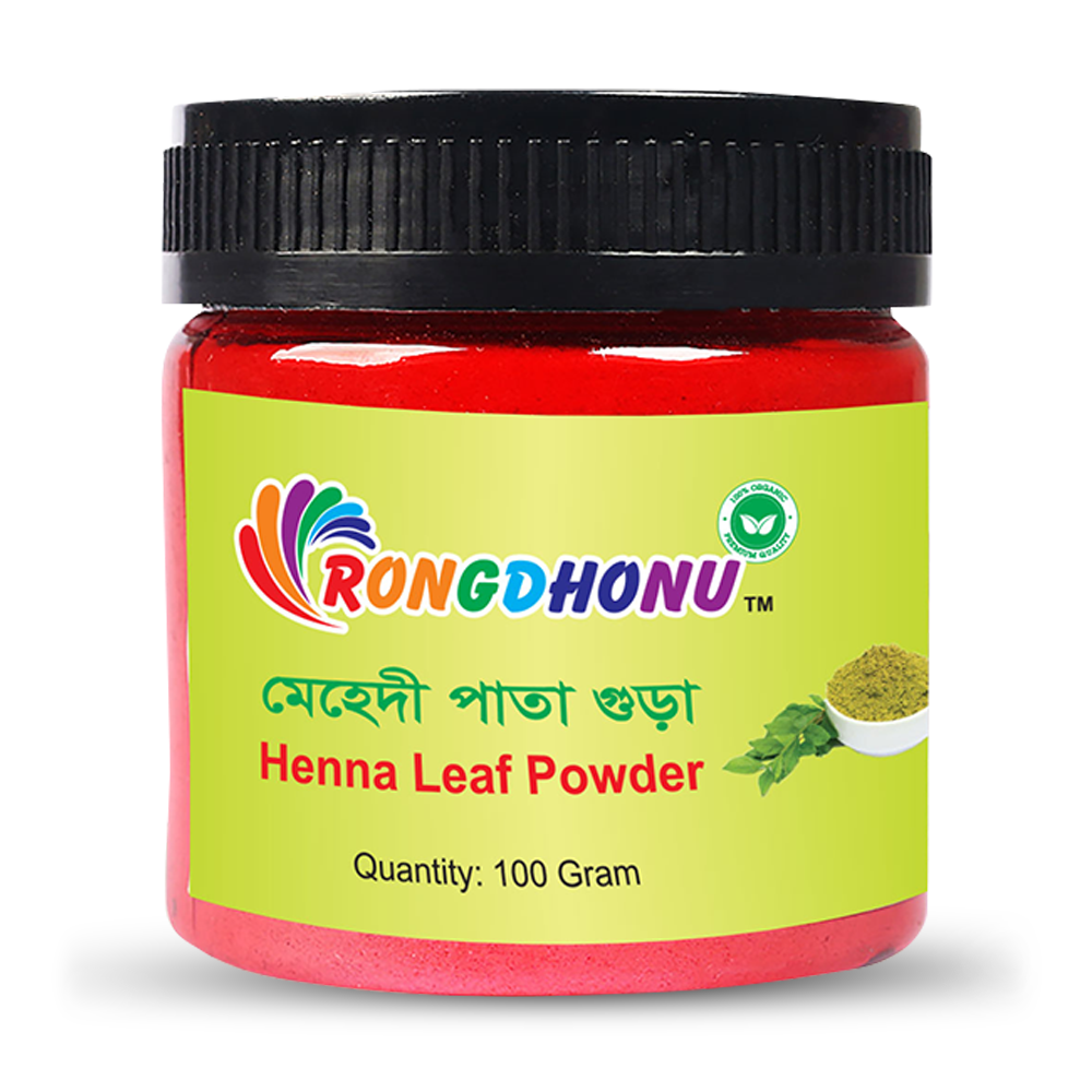 Rongdhonu Hair TreatMent Henna Leaf Powder - 100gm