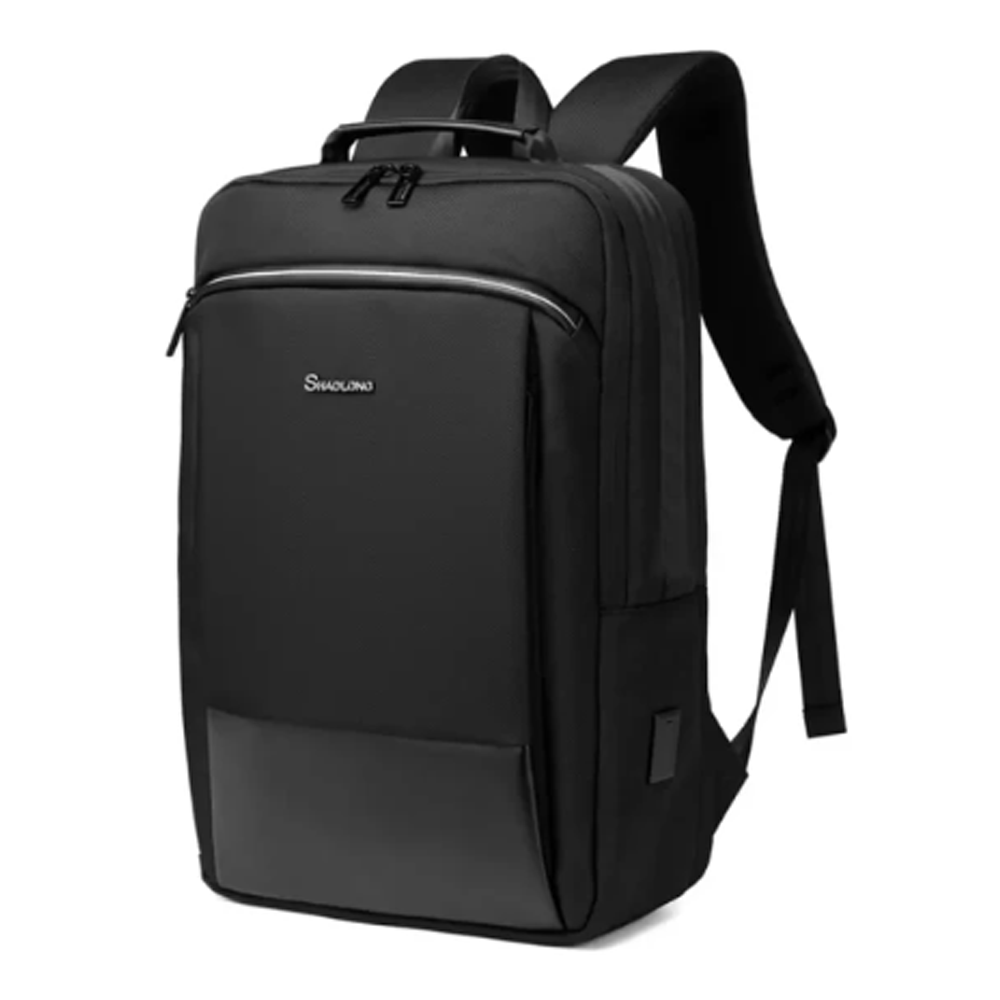 Shaolong EF51 Oxford Large Capacity Laptop Backpack - Black