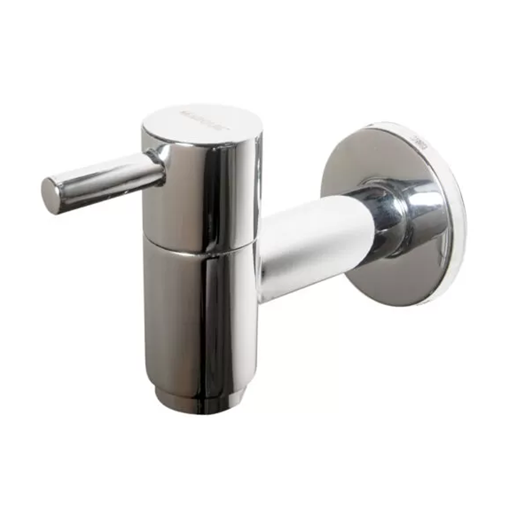 Marquis A18009 Brass Material Moving Pillar Cold Tap - Silver