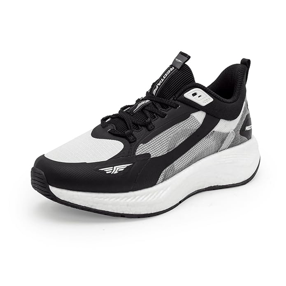 Red Tape Athleisure Sports Shoes For Men - Black and White - EFH-704