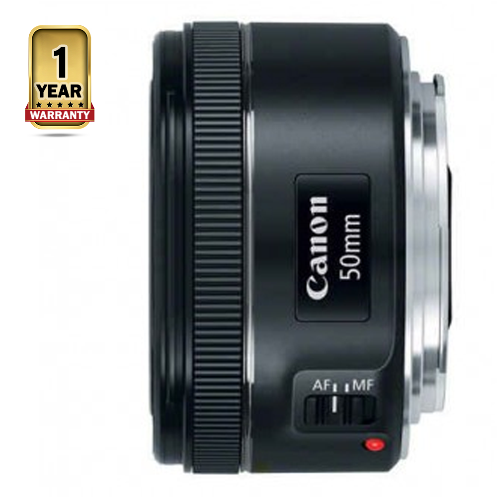 Canon EF 50mm f1.8 STM Lens - Black