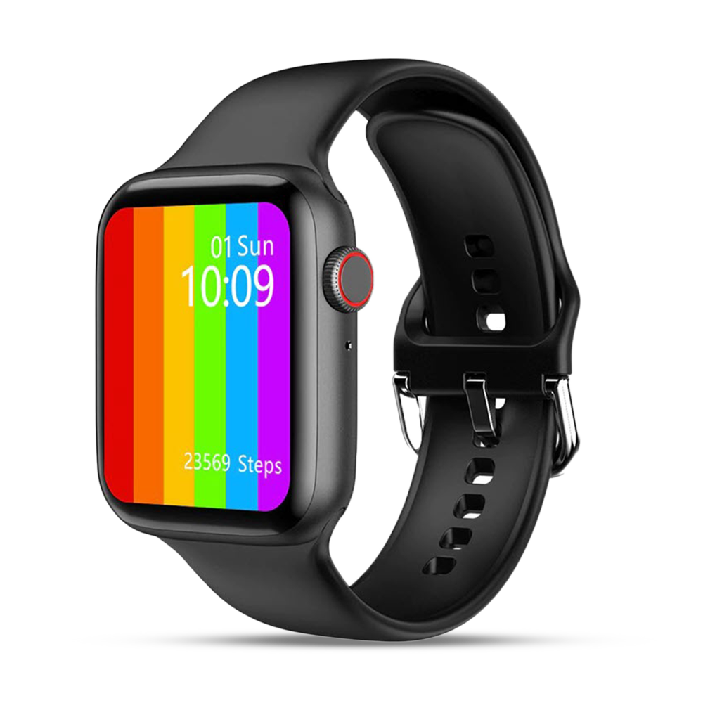 W26 Pro Max Smartwatch with TWS Earbuds - Black