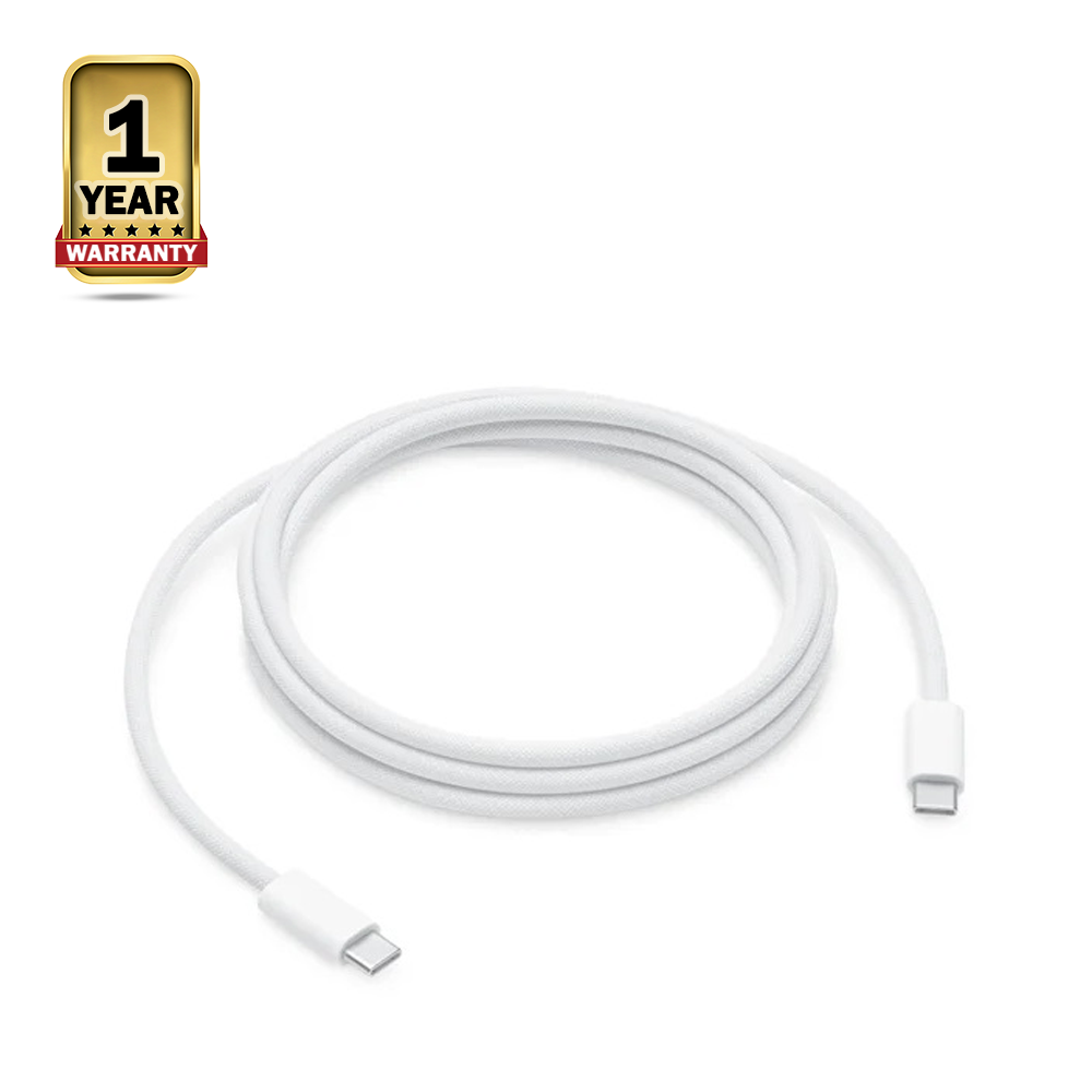 Apple 60W USB-C to C Woven Charge Cable - 1M - White