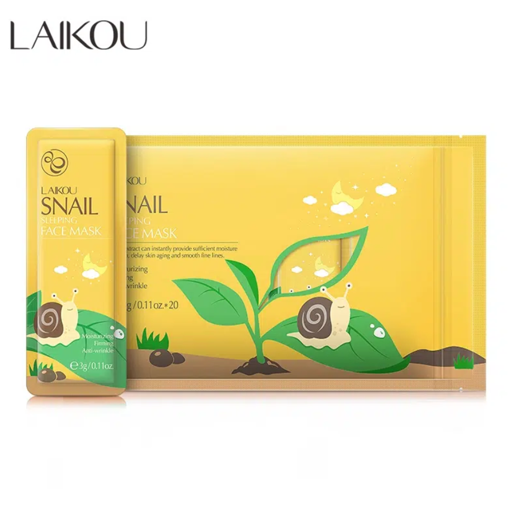 Laikou Snail Sleeping Mask - 3gm x 20pcs - LB131