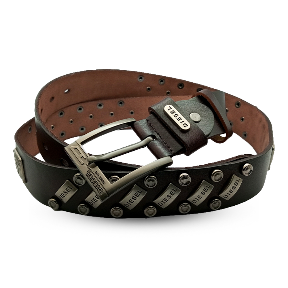 Leather Belt for Men - Coffee