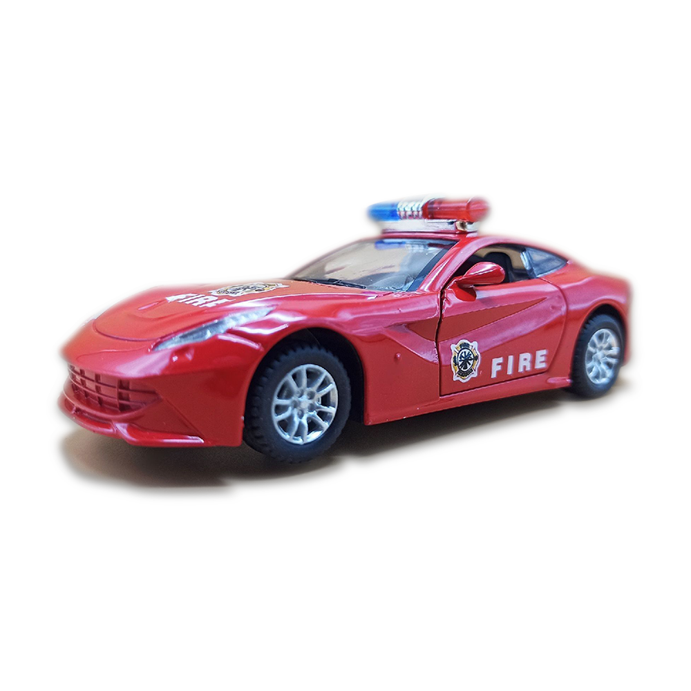 Red police 2024 car toy