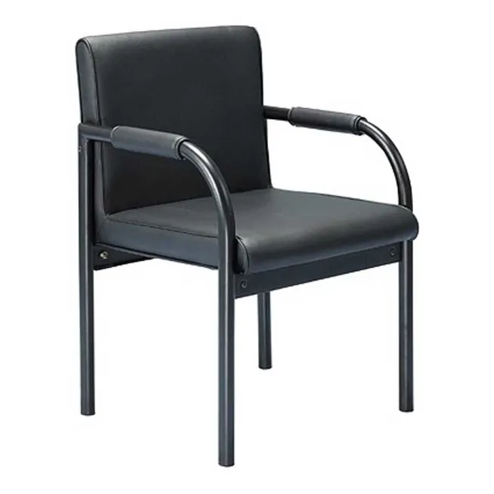 HS-30 Artificial Leather Office Chair - Black