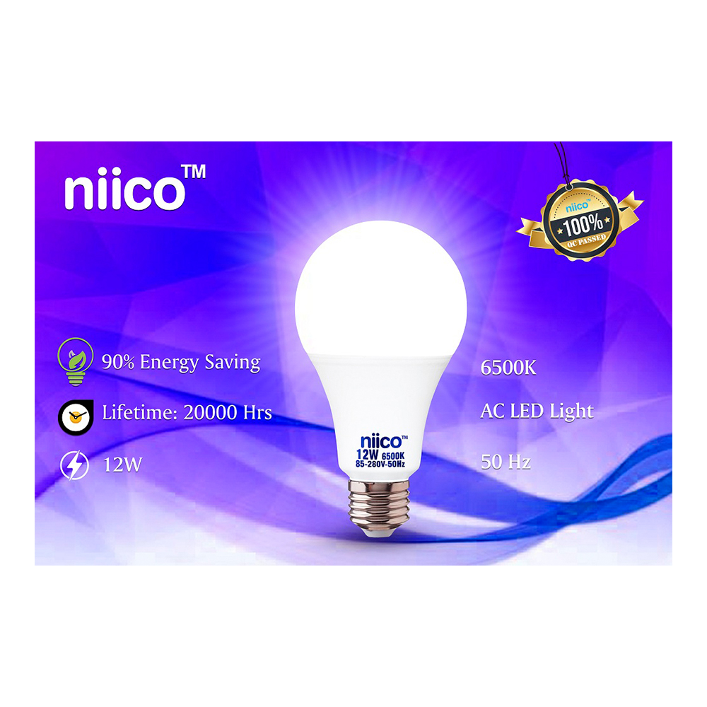 Niico Heavy Duty Eco Led Bulb - 12 Watt