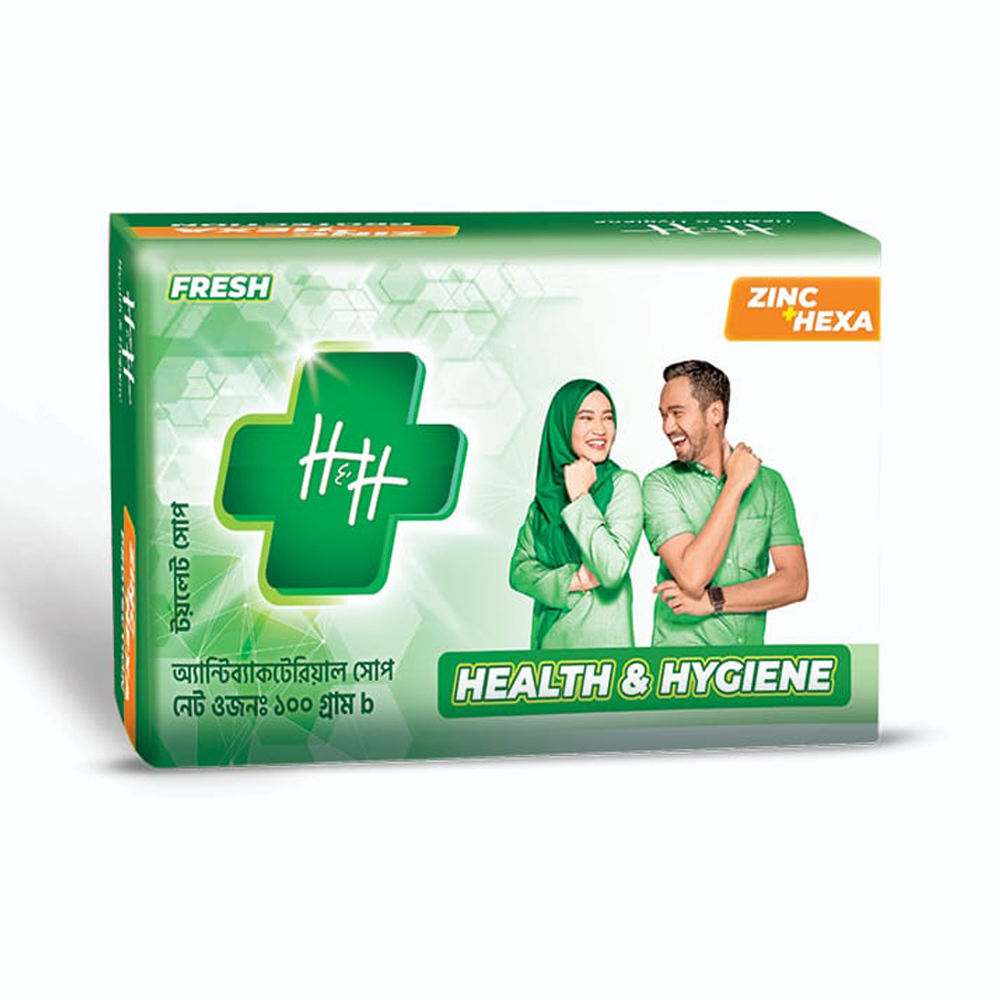 Health & Hygiene Soap Fresh - 100gm