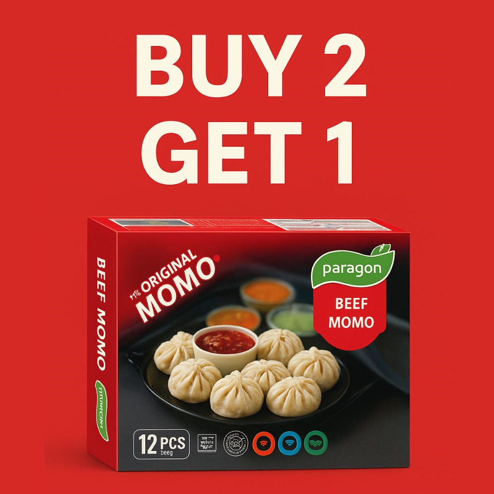 Buy 2 Get 1 Paragon Beef Momo