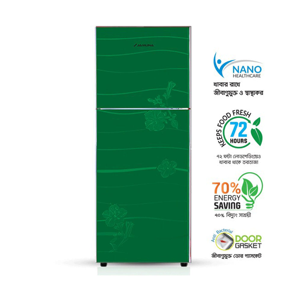 Jamuna JR -UES631800 CD Refrigerator - Green Lily - 318 Ltr