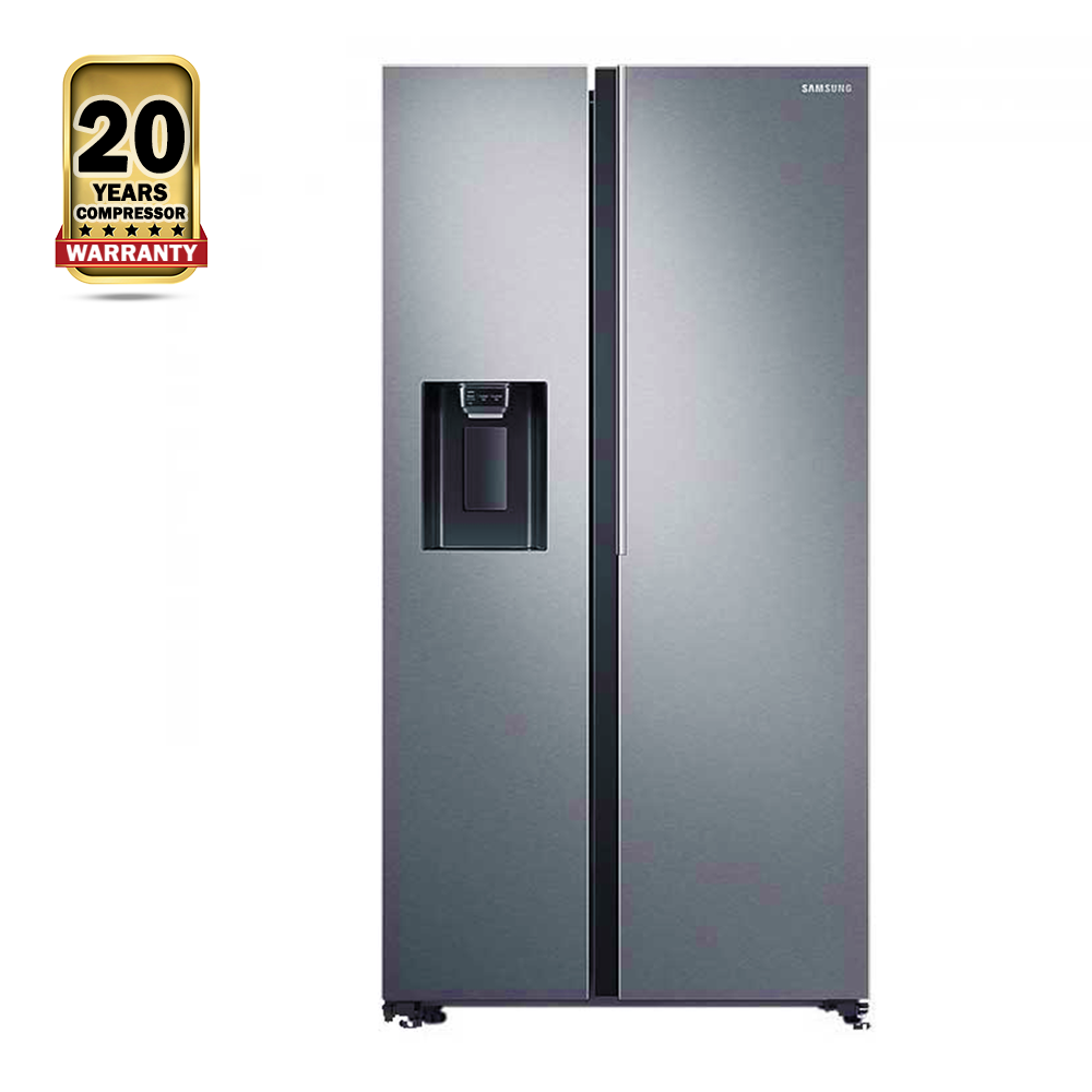 Samsung RS74R5101SL-D3 Side By Side Refrigerator - 676 Liters - Silver