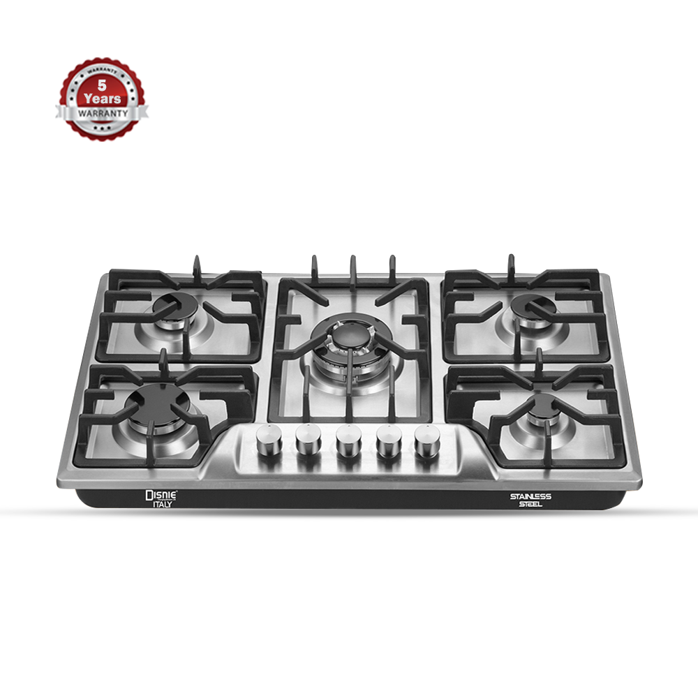 Disnie Dcgs-553Ss Automatic Gas Stove - Five Burners