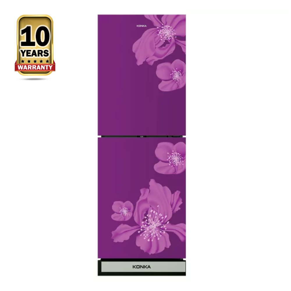 KONKA KRT-230GB-Purple Sakura Refrigerator - 230 Liter - Purple Sakura