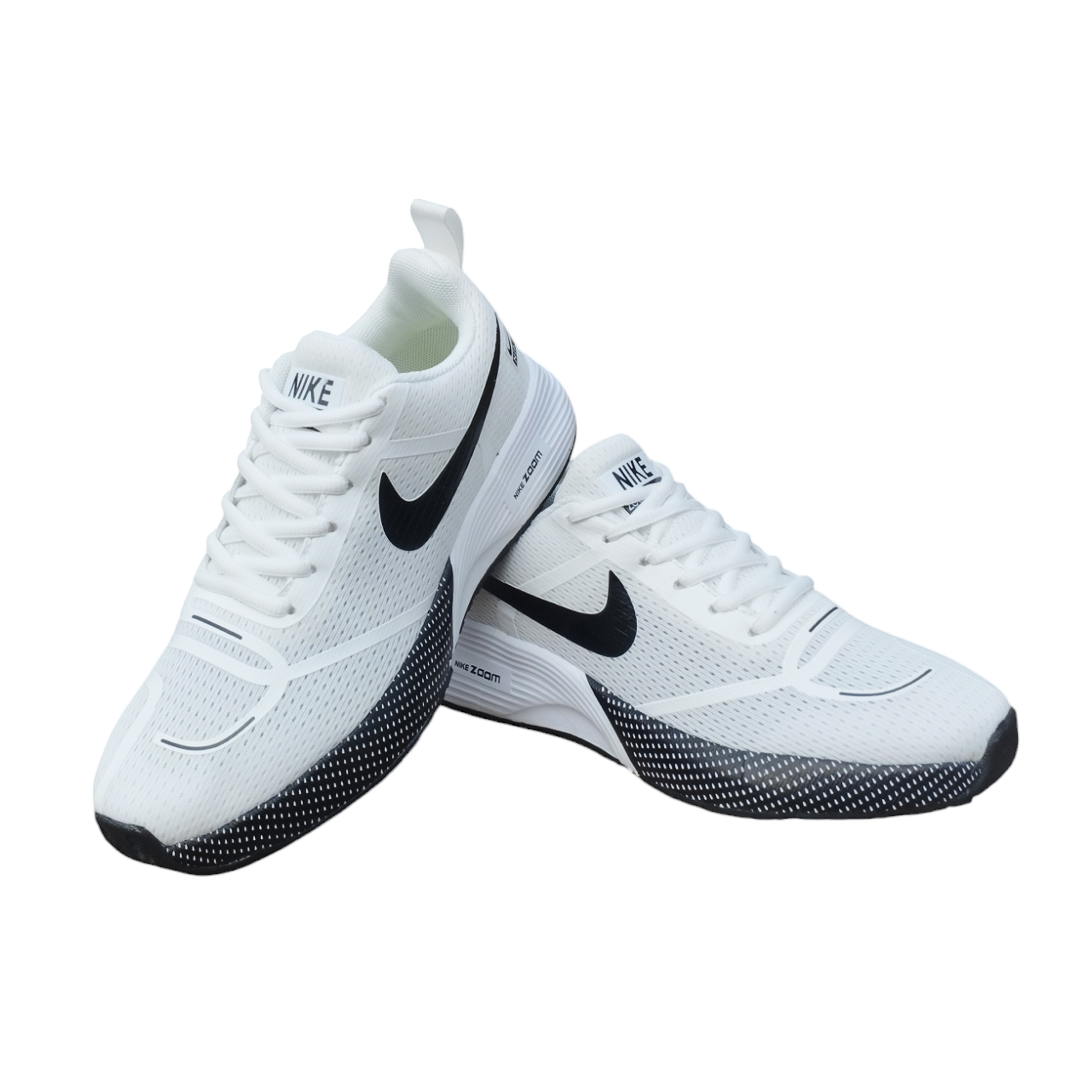 Nike Zoom Mesh Casual Running Shoes For Men - white -00011