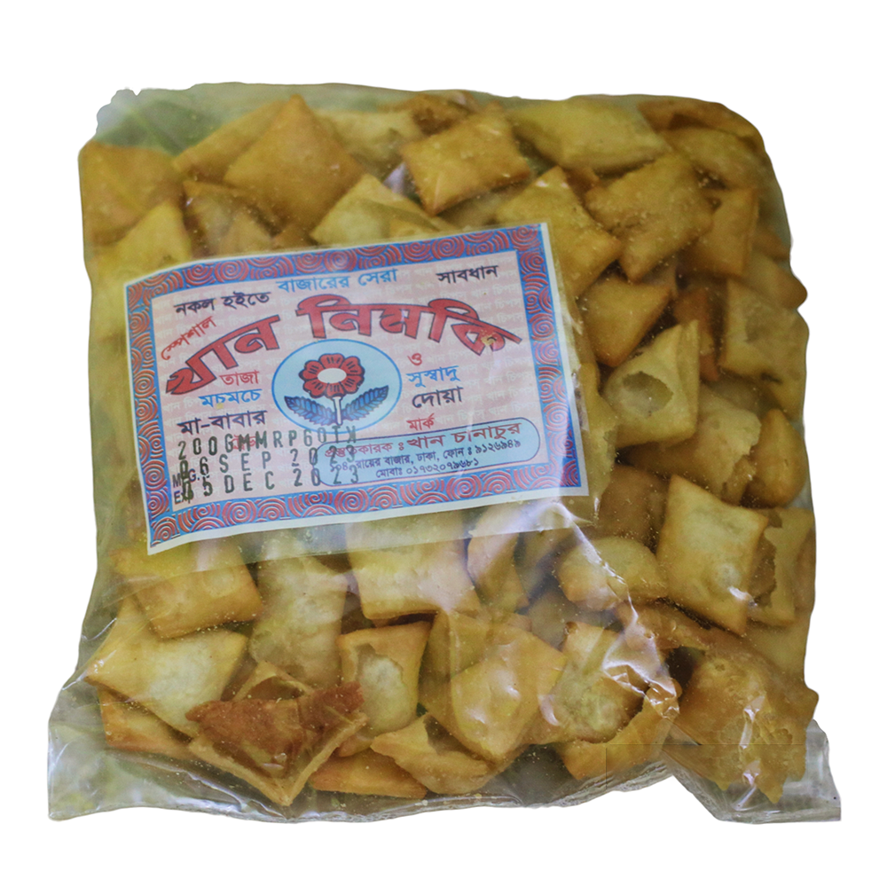 Khan Chanachur Special Nimki - 200gm