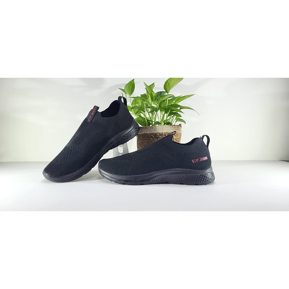 Mesh Winter Shoes For Men - Black - EFH-002