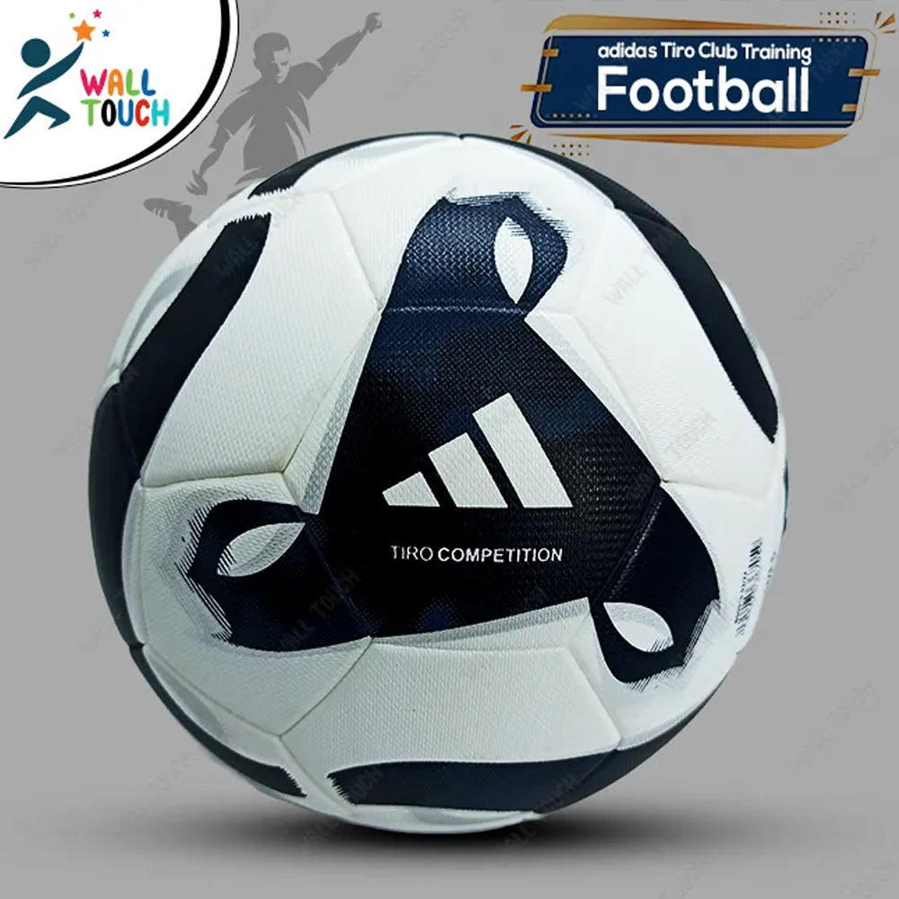 Synthetic Leather Football Match Ball - Black and White - 327381829