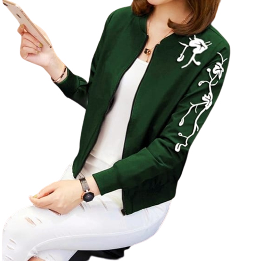 Micro Winter Jacket For Women - Green - JL-11