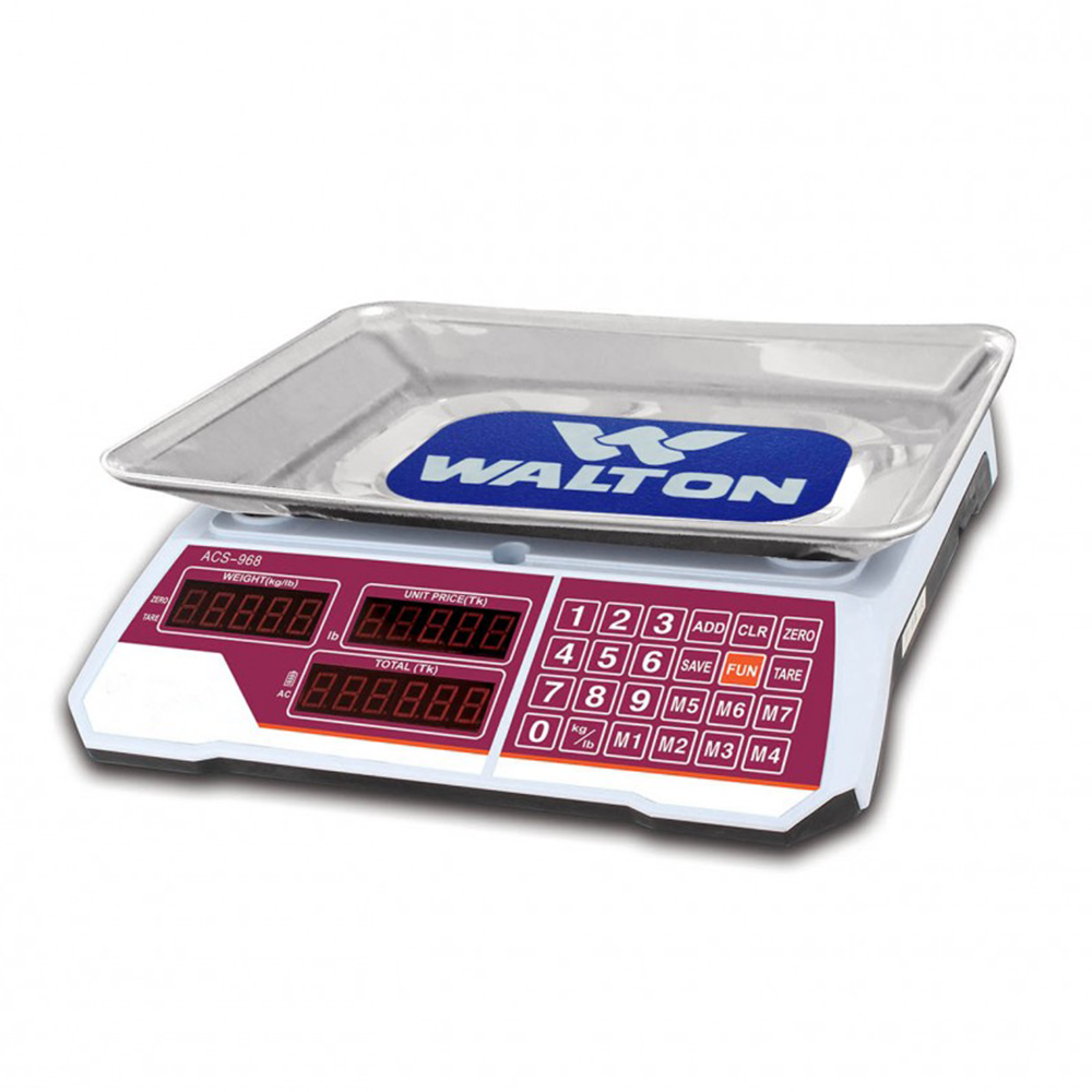 Walton WPCS-DS968 Weight Scale - Silver