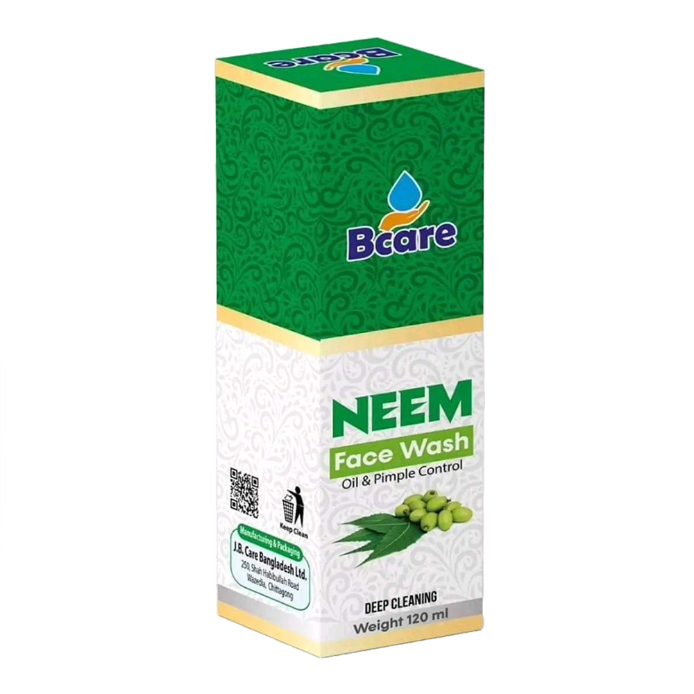 Bcare Neem Face Wash - 120ml
