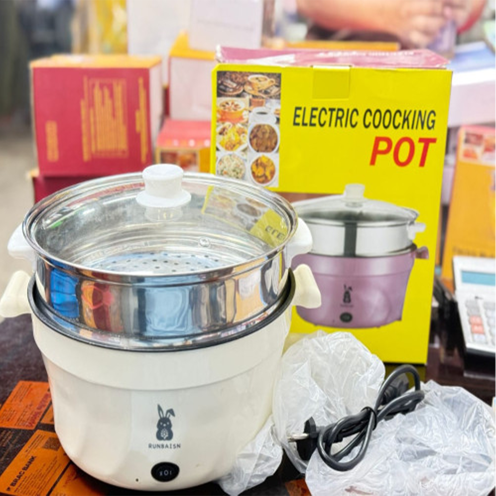 Runbaisen Double Deck Electric Cooking Pot - 4.5 Liter