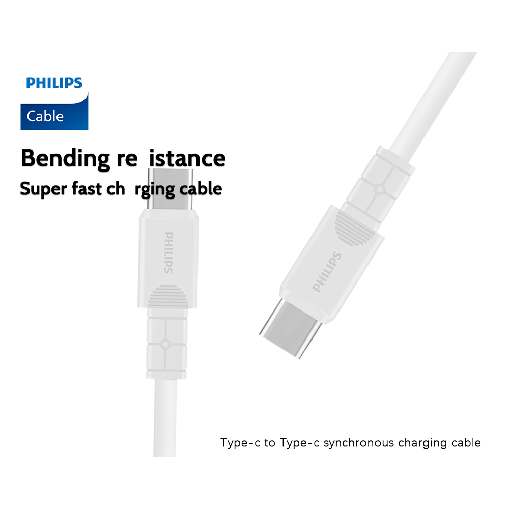 PHILIPS DLC3001C Type-C to Type-C Cable - 1M - Multicolor