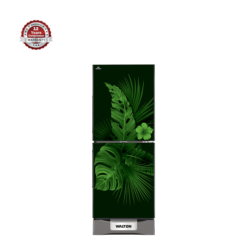 Walton WFB-1H5-GDXX-XX Refrigerator - 207 Liter - Dark Green Print