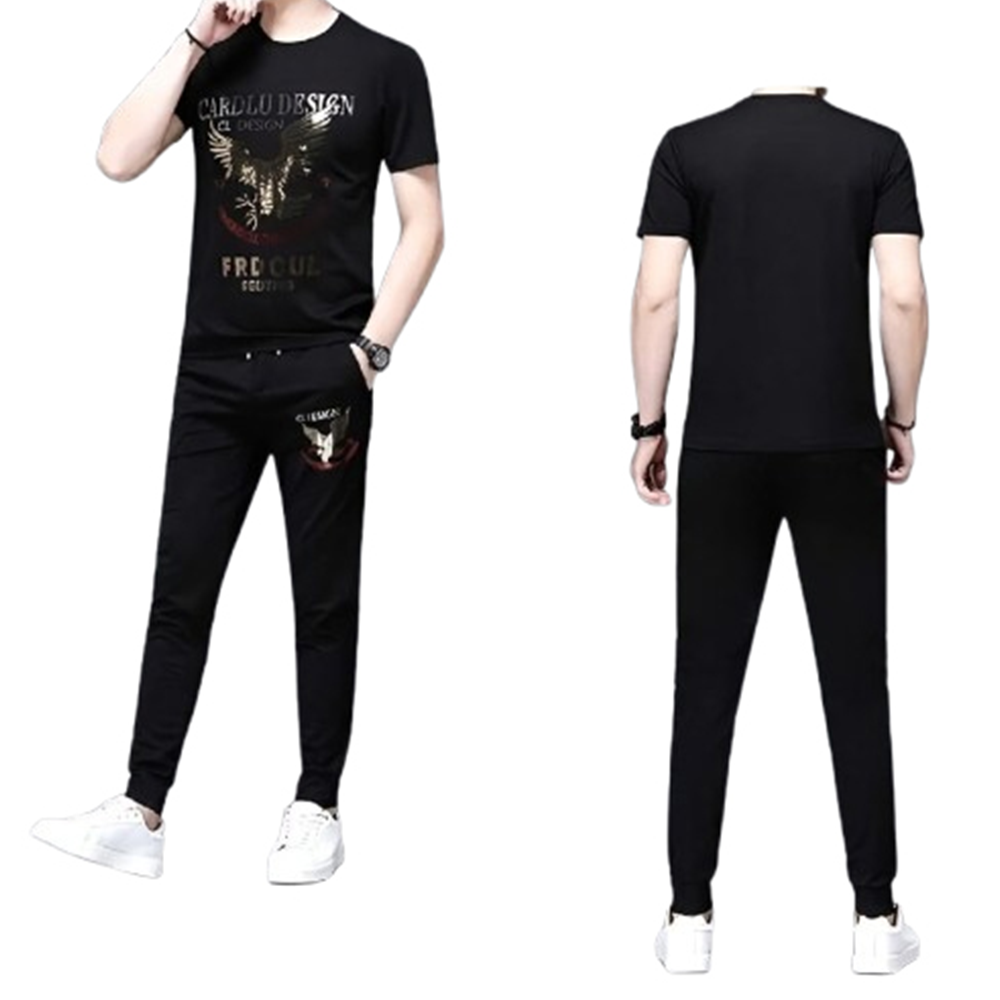 PP Jersey T-Shirt with Trouser Full Track Suit For Men -  TF-113