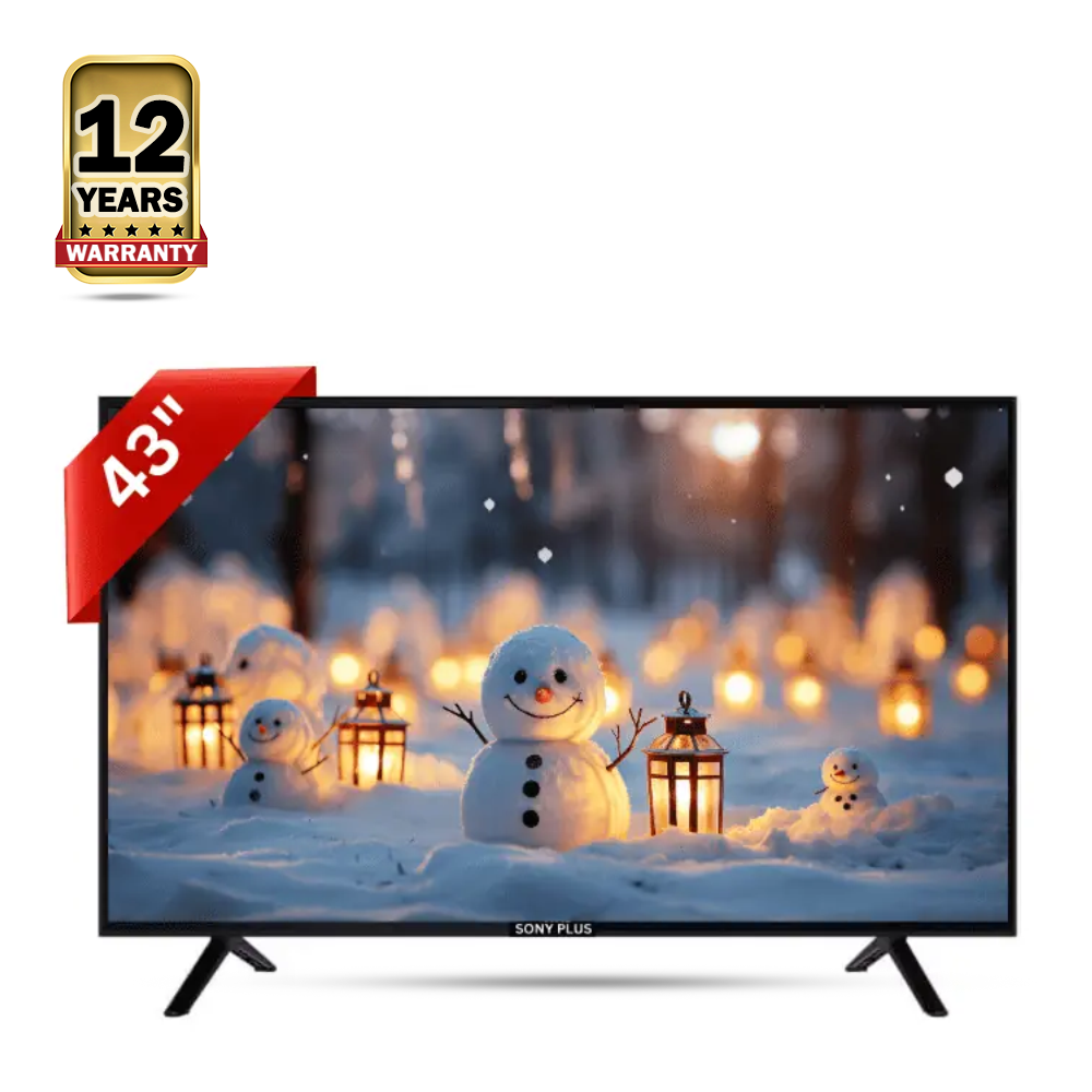 Sony Plus Smart Frameless Android 4k Supported LED TV - RAM 2 GB - ROM 16 GB - 43 Inch